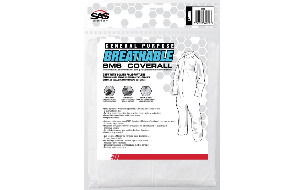 SAS Safety Group | SMS Breathable Crew Coverall